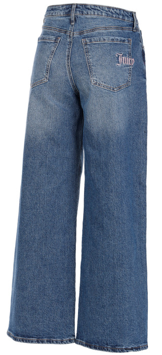 Thumbnail 2: Juicy Couture Juicy Couture Juniors Rhinestone Bow Wide Leg Jeans 