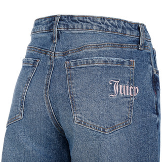 Thumbnail 3: Juicy Couture Juicy Couture Juniors Rhinestone Bow Wide Leg Jeans 