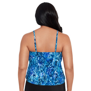 Thumbnail 2: Trimshaper Trimshaper Womens Sidewinder Ronnie Tankini Top 