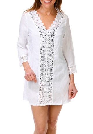 Thumbnail 1: Solitaire Swim Women's Solid Swimsuit Cover Up 
