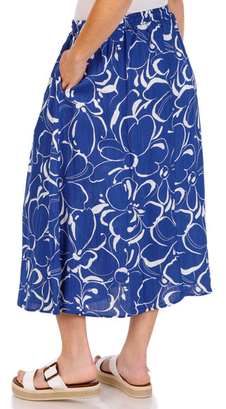 Thumbnail 3: GEMMA & JANE Gemma & Jane Womens Print Midi Skirt 