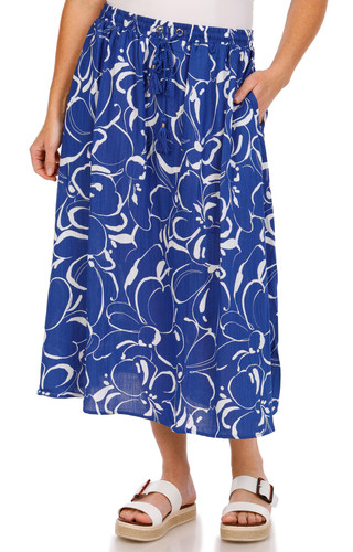 Thumbnail 1: GEMMA & JANE Gemma & Jane Womens Print Midi Skirt 