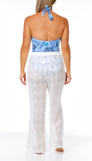 Thumbnail 5: Stella Parker Stella Parker Womens Halter Nautical One Piece Swimsuit 