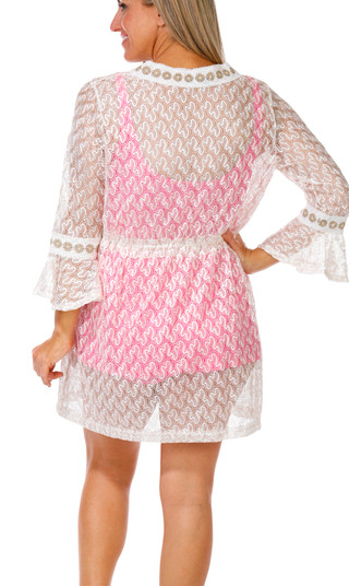 Thumbnail 4: Into The Bleu Into the Bleu Womens Wrap Swim Dress 