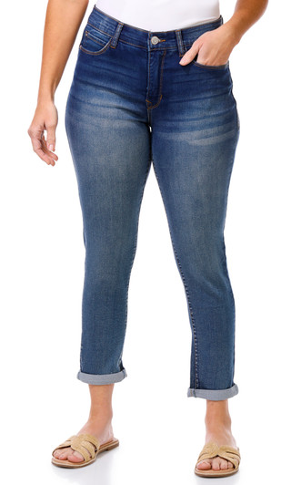 Thumbnail 1: Angels Angels Womens Everluxe Lift Convertible Skinny Jean Capris 