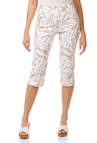 Thumbnail 1: Counterparts Counterparts Petite Mill Print Pull On Capris 