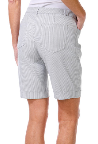Thumbnail 2: JESSICA RILEY Jessica Riley Petite Striped Cuff Shorts 
