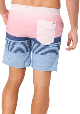 Thumbnail 2: Hurley Hurley Mens Epic Ombre Volley Logo Swim Trunks 