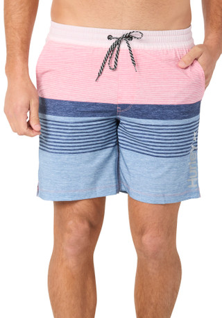 Thumbnail 1: Hurley Hurley Mens Epic Ombre Volley Logo Swim Trunks 