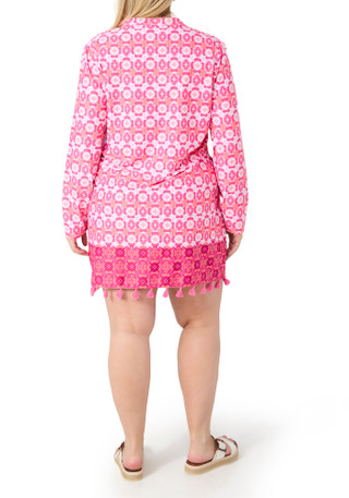 Thumbnail 2: REEL LEGENDS Reel Legends Plus Outdoor Long Sleeve Ultimate Tunic Dress 