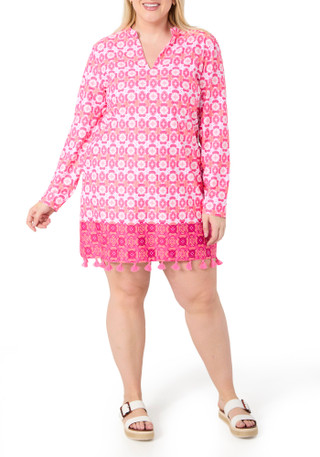 Thumbnail 1: REEL LEGENDS Reel Legends Plus Outdoor Long Sleeve Ultimate Tunic Dress 