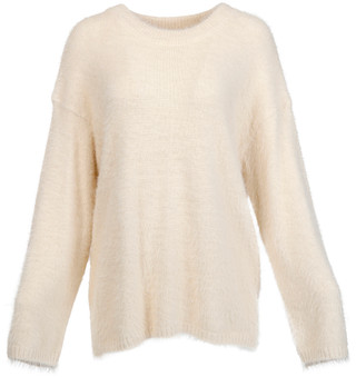 Thumbnail 1: BY TOGETHER By Together Juniors Long Sleeve Fuzzy Sweater 