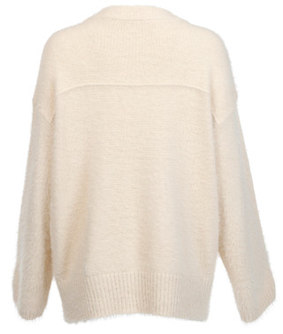 Thumbnail 3: BY TOGETHER By Together Juniors Long Sleeve Fuzzy Sweater 