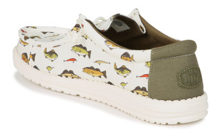 Thumbnail 3: Hey Dude Hey Dude Mens Wally Freshwater Fish Casual Shoes 