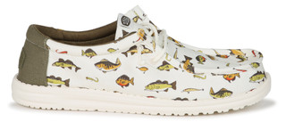 Thumbnail 4: Hey Dude Hey Dude Mens Wally Freshwater Fish Casual Shoes 