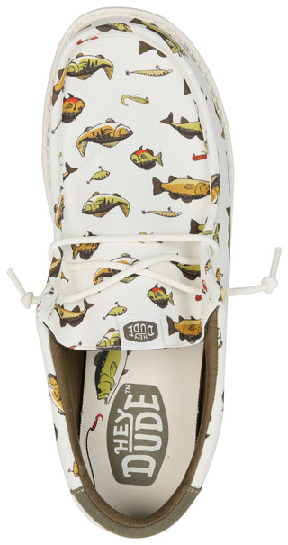 Thumbnail 5: Hey Dude Hey Dude Mens Wally Freshwater Fish Casual Shoes 