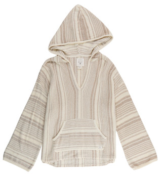Thumbnail 1: BILLABONG Juniors Long Sleeve Striped Baja Beach Hoodie 
