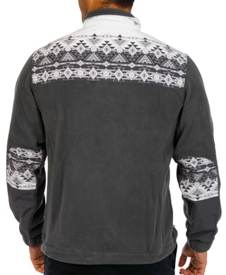 Thumbnail 3: Hooey Hooey Mens Aztec Long Sleeve Fleece Zippered Tech Jacket 