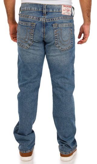 Thumbnail 3: True Religion True Religion Mens Relaxed Fit Straight Leg Denim Jeans 