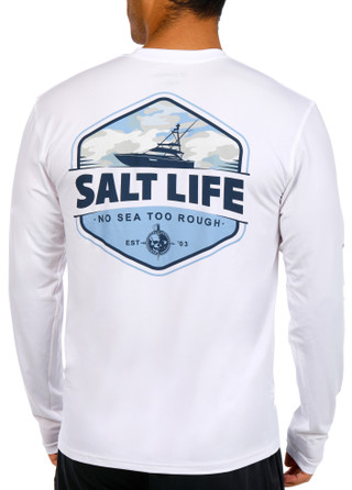 Thumbnail 1: Salt Life Salt Life Mens Long Sleeve Heavy Seas Performance Shirt 