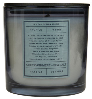 Thumbnail 2: EAST WEST East West Grey Cashmere & Sea Salt Candle, 13.65 oz 