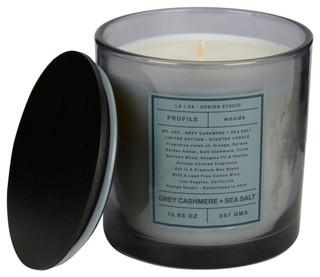 Thumbnail 1: EAST WEST East West Grey Cashmere & Sea Salt Candle, 13.65 oz 