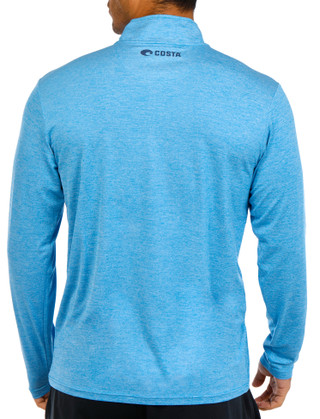 Thumbnail 3: COSTA Costa Mens Long Sleeve Voyager Quarter Zip Shirt 