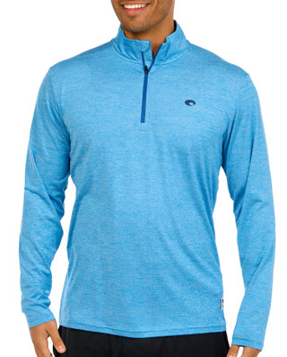 Thumbnail 1: COSTA Costa Mens Long Sleeve Voyager Quarter Zip Shirt 