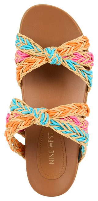 Thumbnail 3: NINE WEST Nine West Womens Gilma Footbed Sandals 