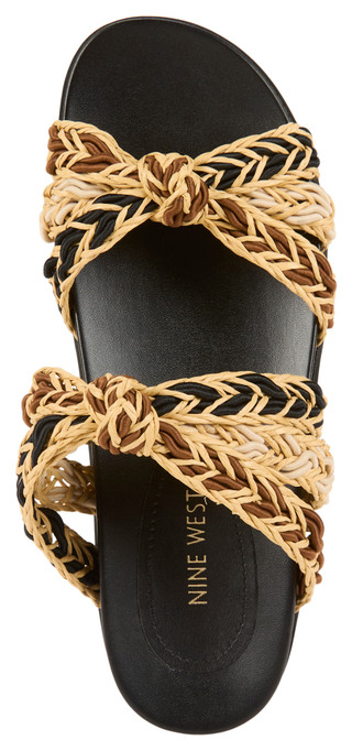 Thumbnail 4: NINE WEST Nine West Womens Gilma Footbed Sandals 