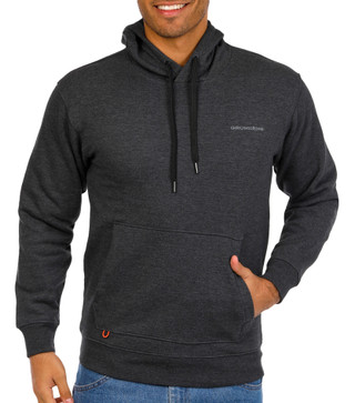 Thumbnail 6: GRUNDENS Grundens Mens Long Sleeve Fleece Screenprint DWR Hoodie 