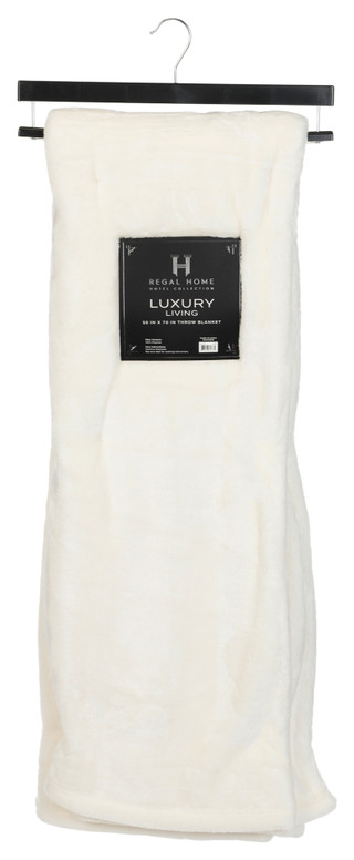 Thumbnail 1: REGAL HOME Regal Home 50x70 Ellora Cozy Plush Throw Blanket 