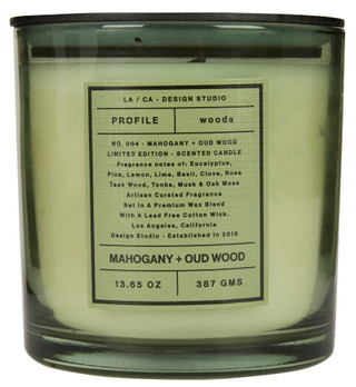 Thumbnail 2: EAST WEST East West 13.65 oz Mahogany & Oud Wood Scented Candle 