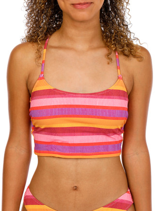 Thumbnail 1: ROXY Roxy Womens Coastal Current Tank Bikini Top 