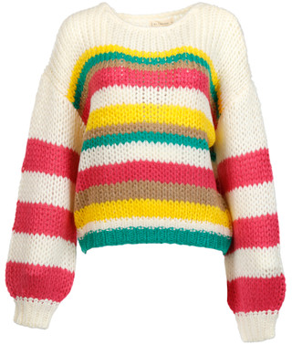 Thumbnail 1: BY TOGETHER By Together Juniors Stripe Sweater 