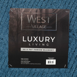 Thumbnail 2: REGAL HOME Regal Home 50x70 Telluride Embossed Luxury Throw Blanket 