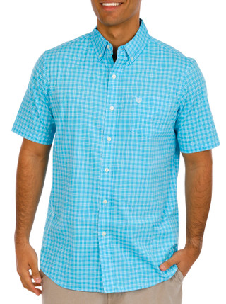 Thumbnail 1: Chaps Chaps Mens Long Sleeve Checkered Button Down Shirt 