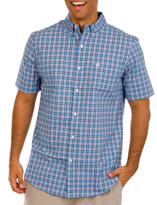 Thumbnail 1: Chaps Chaps Mens Long Sleeve Plaid Button Down Shirt 