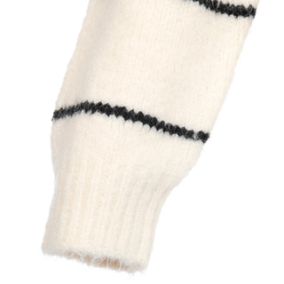 Thumbnail 4: LUSH Lush Juniors Striped V-Neck Sweater 