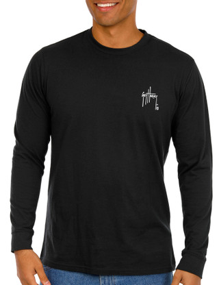 Thumbnail 3: Guy Harvey Guy Harvey Mens Long Sleeve Underwater Tee 