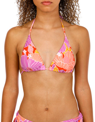 Thumbnail 1: ROXY Roxy Juniors Belle Bottom Blooms Triangle Bikini Top 