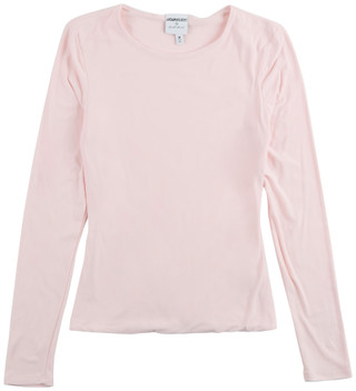 Thumbnail 1: Derek Heart Juniors Long Sleeve Double Layer Crew Neck Top 