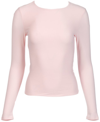 Thumbnail 3: Derek Heart Juniors Long Sleeve Double Layer Crew Neck Top 