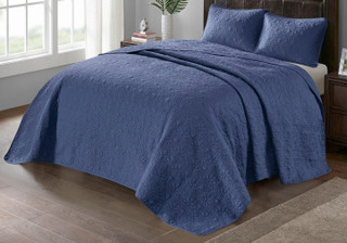 Thumbnail 3: Madison Park Madison Park Quebec Reversible Bedspread Set 
