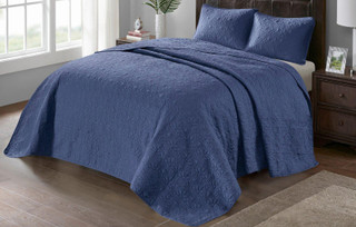 Thumbnail 4: Madison Park Madison Park Quebec Reversible Bedspread Set 