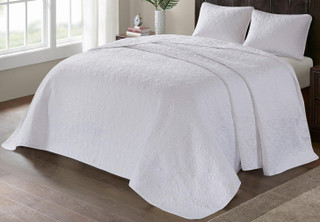Thumbnail 3: Madison Park Madison Park Quebec Reversible Bedspread Set 