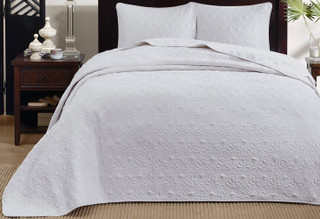 Thumbnail 5: Madison Park Madison Park Quebec Reversible Bedspread Set 