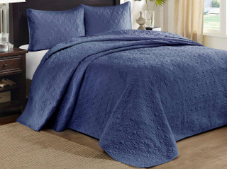 Thumbnail 2: Madison Park Madison Park Quebec Reversible Bedspread Set 