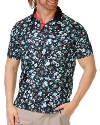 Thumbnail 1: Puma Men's Print Golf Polo 