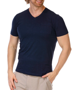 Thumbnail 1: NICKEL & IRON Men's Solid Short Sleeve Tee 